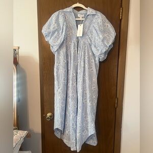 Anniewear light blue embroidered dress